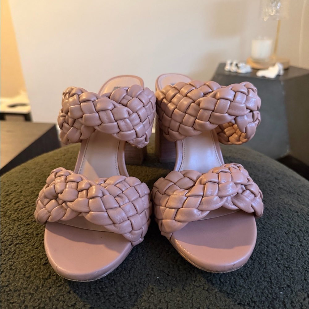 Steve Madden Braided Mauve Heels